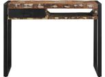 Syfax™ Scrivania Multicolore 100X50X75 Cm In Legno Massello Recupero
