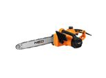 Motosega Elettrica Neo Tools 1800W Con Barra Da 405 Mm - Velocità Della Catena 9,3 M/S, Tensionamento Della Catena Senza Attrezzi