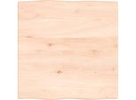 Syfax™ Piano Per Tavolo 60X60X2 Cm In Rovere Non Trattato Bordi Vivi