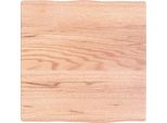 Syfax™ Piano Tavolo Marrone Chiaro 40X40X(2-4) Cm Rovere Non Trattato