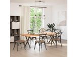 Syfax™ Gambe Per Tavolo Da Pranzo A Forma Di X 2 Pz In Acciaio Naturale 70X(72-73) Cm
