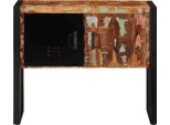 Syfax™ Tavolo Consolle Multicolore 90X35X75 Cm Legno Massello Recupero