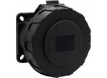 Presa Diritta 32A/5P 380V-415V /Fe/ IP67 Nera F7.0172