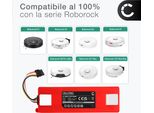 Cellonic, Batteria Per Aspirapolvere Compatibile Con Roborock S7, Mi First Generation SDRJQR01RR (14.4V, 5200Mah)