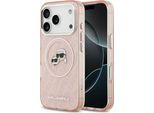 Karl Lagerfeld Iml Glitter Karl E Choupette Teste Logo Custodia Iphone 17 Pro Taglia Unica