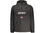 Giacca Softshell Da Uomo Nera - Cappuccio, Tasche E Zip