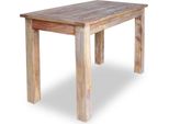 Syfax™ Tavolo Da Pranzo In Legno Massello Di Mogano 120X60X77 Cm