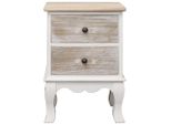 Syfax™ Comodino 35X30X50 Cm In Legno Di Paulownia