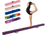 Trave Di Equilibrio Costway Per Bambini, Trave Di Equilibrio, Trave Da Ginnastica Con Maniglia Di Trasporto E Pavimento, Trave Di Equilibrio Da Ginnastica, Trave Di Equilibrio Da Ginnastica, Viola