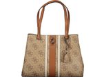 Guess Borsa In Tessuto Erenia Marrone Marrone Taglia Unica
