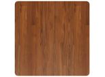 Syfax™ Piano Tavolo Quadrato Marrone Scuro 70X70X1,5Cm Rovere Trattato