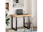 Syfax™ Piano Scrivania A Olio 100X80X4 Cm Legno Massello Acacia