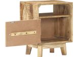 Syfax™ Comodino 40X30X50 Cm In Legno Di Mango Grezzo