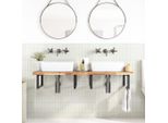 Syfax™ Piano Da Bagno Non Trattato 140X50X4Cm Legno Massello Di Acacia