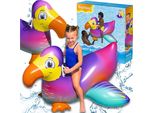 Anello Gonfiabile Tucan Dodo Pontone Materasso Con Maniglie Per Bambini Bestway