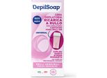 Depilsoap® - Ricarica Cera Depilatoria Per Rullo Elettrico – Cera Per Pelli Sensibili – Nuova Formula Gel Arricchita Con Rosa Mosqueta E Burro Di Karitè - Universale