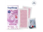 Depilsoap® – Strisce Depilatorie Corpo Per Pelli Sensibili – 20 Strisce Depilatorie Braccia E Gambe E 4 Salviettine Post-Depilazione – Nuova Formula Arricchita Con Rosa Mosqueta E Burro Di Karitè