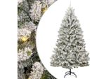 Vidaxl Albero Di Natale Artificiale Verde E Bianco 270 Cm Pvc E Metallo