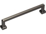 UR47 Maniglia, Nichel Spazzolato Semi-Opaco Patinato, 160 Mm