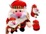 Peluche Natalizio Babbo Natale Mascotte Peluche Invernale