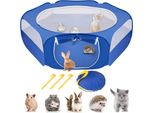 Box Per Animali Domestici, Portatile, Pieghevole, Recinto Per Esercizi Con Porta Laterale, Tenda Per Gabbia All'aperto, Per Pulcini/Gatti/Cani/Conigli/Criceti