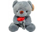 Orsacchiotto Di Peluche Per San Valentino Orsacchiotto Unico Con Rosa 35 Cm