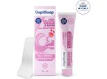 Depilsoap® - Crema Depilatoria Ascelle E Bikini 75 Ml - Pelli Sensibili – Senza Ammoniaca – Arricchita Con Olio Di Rosa Mosqueta E Acido Ialuronico – Profumazione Delicata Dalle Note Fiorite