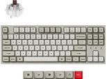 Keychron C1 Pro 8K Qmk Tastiera Meccanica Usb, Programmabile, Layout Qwerty, Interruttore Rgb / Super Brown