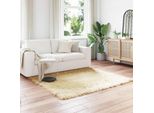 Vidaxl Tappeto Artificiale In Pelle Di Pecora Tafalla Crema 120 X 120 Cm In Poliestere
