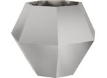Vidaxl Fioriera Argento 75 X 75 X 60 Cm In Acciaio Inox