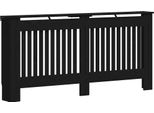 Vidaxl Copriradiatore Look Rovere Nero 172 X 19 X 81,5 Cm