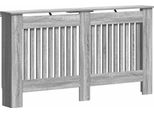 Vidaxl Copriradiatore Grigio Sonoma 152 X 19 X 81,5 Cm