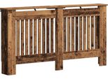 Vidaxl Copriradiatore In Legno Vecchio 152 X 19 X 81,5 Cm Materiale A Base Di Legno
