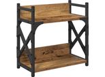 Vidaxl Supporto Per Stampante In Legno Recuperato 40 X 20 X 40 Cm Materiale A Base Di Legno