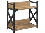 Vidaxl Supporto Per Stampante Artisan Oak 40 X 20 X 40 Cm Materiale A Base Di Legno