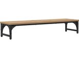 Vidaxl Supporto Per Monitor Rovere Artigianale 85 X 23 X 15,5 Cm Materiale A Base Di Legno
