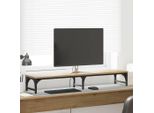 Vidaxl Supporto Per Monitor In Rovere Artisan 105 X 23 X 15,5 Cm