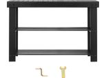 Succebuy Panca Portascarpe In Bambù (703 X 288 X 451 Mm), Pratica Panca A 3 Livelli, Caricabile Fino A 130 Kg, Ideale Per Ingresso, Corridoio, Soggiorno E Camera Da Letto, Colore Nero