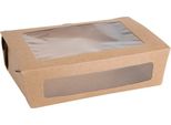 Insalatiere Compostabili Fiesta Compostable Con Finestre In Pla 1600Ml (200 Pezzi)
