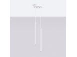 Lampada A Sospensione Arche 2P Bianco 2Xg9 8W Acciaio 118X15X15Cm Sollux Lighting