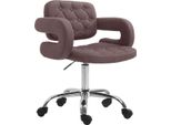 Sgabello Da Lavoro Girevole - Sgabello Da Lavoro - Regolabile In Altezza, Comfort Ottimale | Colore: Marrone
