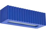 Lampada Da Parete In Ceramica Rigata Ultramarine 1Xe27 15W Ceramica 10X12X34Cm Sollux Lighting