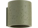 Lampada Da Parete Orbis Cemento Verde Oliva 1Xg9 8W Calcestruzzo 10X12X10Cm Sollux Lighting