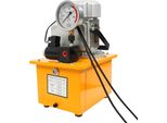 Pompa Idraulica Elettrica - Valvola Manuale A Semplice Effetto - 70 Mpa/10.000 Psi - Serbatoio Da 7 L - 750 W - 0,9-5 L/Min - 1400 Giri/Min - Spina Usa - Giallo