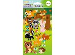 Morbido Puffy Fun 3D Animali Della Foresta Adesivi Decorativi Happy Color