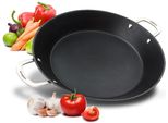 Endusor® Padella Per Paella A Induzione 38 Cm - Antiaderente A 3 Vie - Tutti I Tipi Di Piano Cottura + Forno - 6-8 Porzioni - Padella Professionale Per Paella In Alluminio Fuso