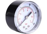 Manometro 50Mm Quadrante 1/8 Bspt Connessione Posteriore Per Aria Acqua Olio Gas (0-100PSI 0-7Bar)