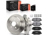 Frankberg 2X Dischi Freno 4X Pastiglie Freno Asse Posteriore Per Jeep Wrangler Iii Jk 2.8L 3.6L 3.8L 2007-2017