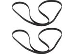 2 Pezzi Cinghia Di Ricambio Per Giradischi Looptone Retro, 145 X 5 X 0,6 Mm, Registratore In Gomma Nera