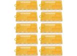 10 Pezzi Gabbia Ape Regina Plastica Trasporto Catcher Attrezzature Apicoltura Attrezzature Apicoltura Giallo